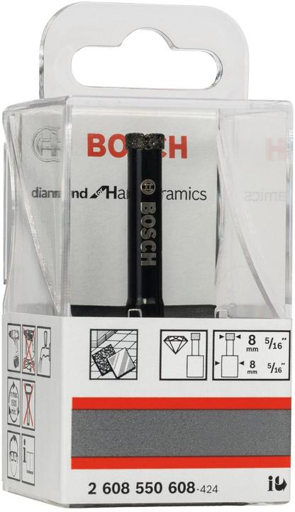 Actual product image Bosch Professional Zubehör PRO Ceramic dry drill bit, 8 x 66 mm (8 millimetres)