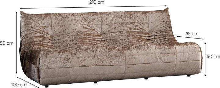Produktbild Atelier del Sofa Bocek Three Seat Sofa (3-Sitzer)