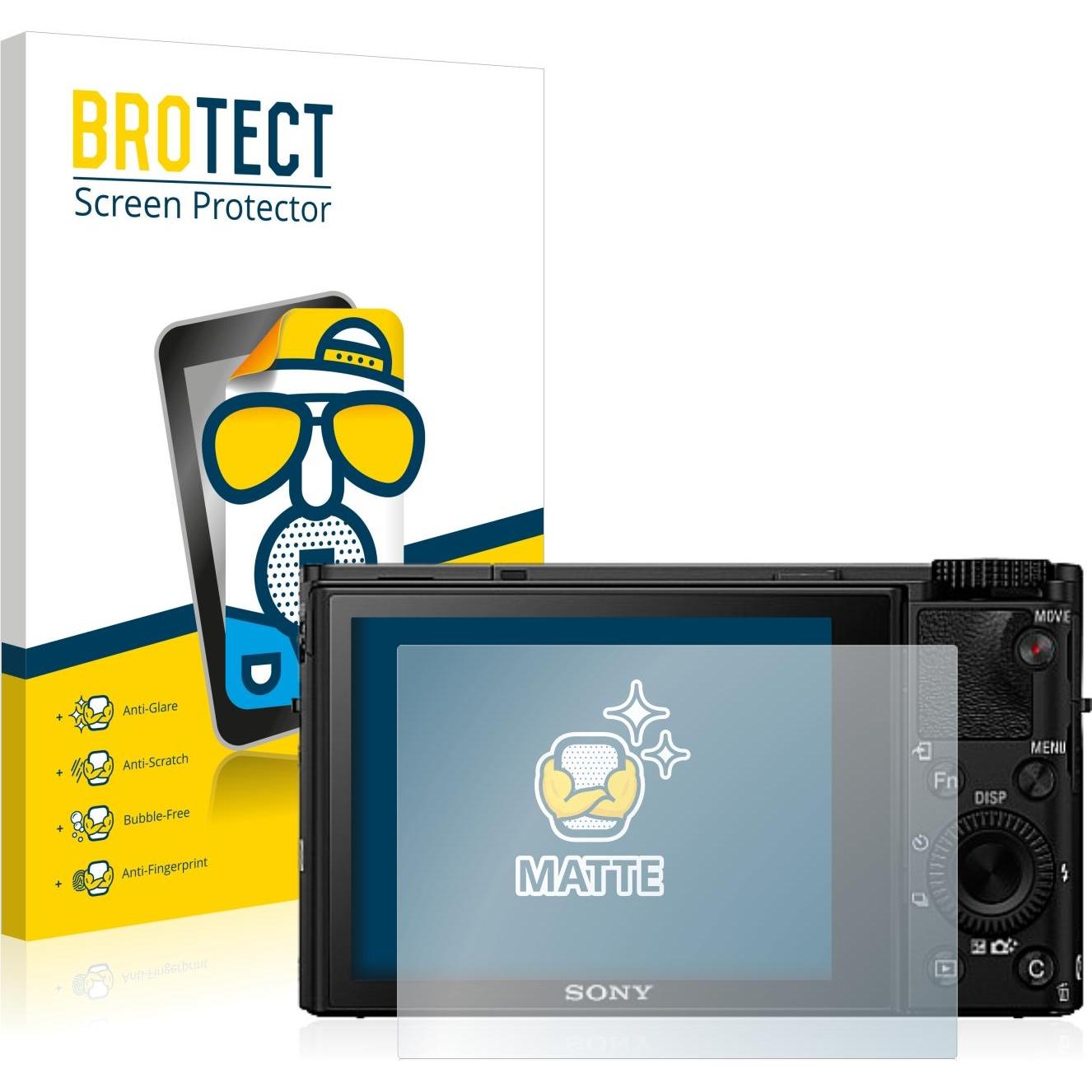 BROTECT Entspiegelungs-Schutzfolie Displayschutz Matt (Displayschutz, Cyber-Shot DSC-RX100 IV), Kameraschutz