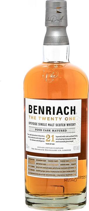 Immagine prodotto BenRiach Il Twenty One 21 Year Old (Whisky scozzese, 1 x 70 cl)