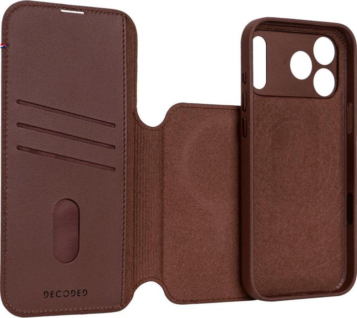 Image du produit Decoded Leather Detachable Wallet Apple iPhone 17 Pro Max Chocolate Brown (Apple iPhone 17 Pro Max)