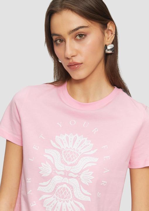 Produktbild S.Oliver T-Shirt Baumwollshirt mit Frontprint (S)