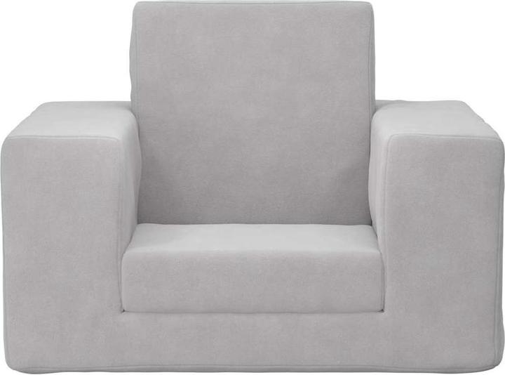 Immagine prodotto vidaXL Divano letto per bambini Grigio chiaro Morbido peluche