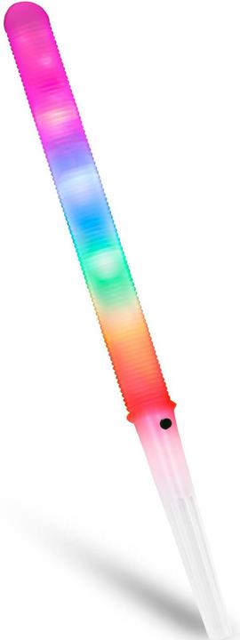 Actual product image Royal Catering LED Cotton Candy Sticks - 7 modes - BPA-free plastic - batteries included - 50 pcs