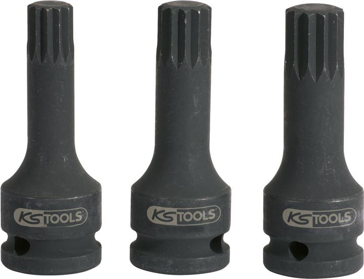 Produktbild KS Tools 1/2" Kraft-Bit-Stecknuss XZN,lang,M16