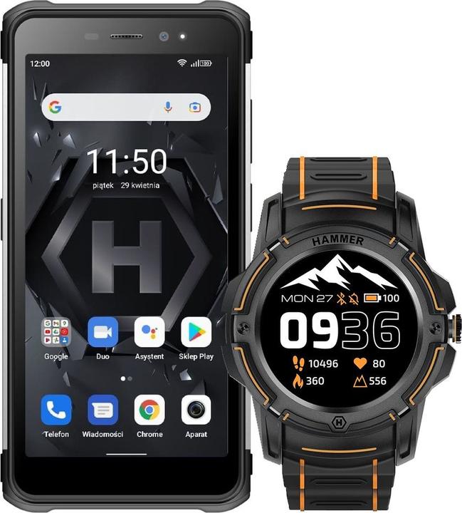 Image du produit Myphone HAMMER Iron 4 4/32GB + Watch Plus (Argent)