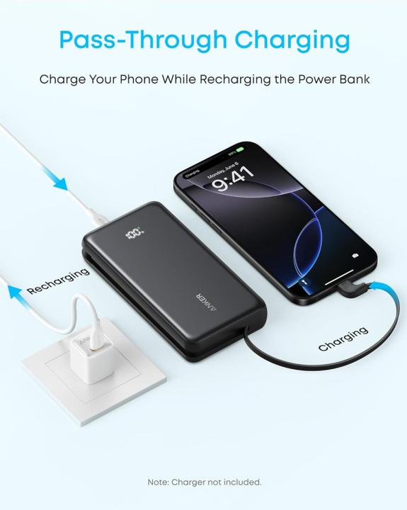 Immagine prodotto Anker Zolo Powerbank (10000 mAh, 22.50 W)