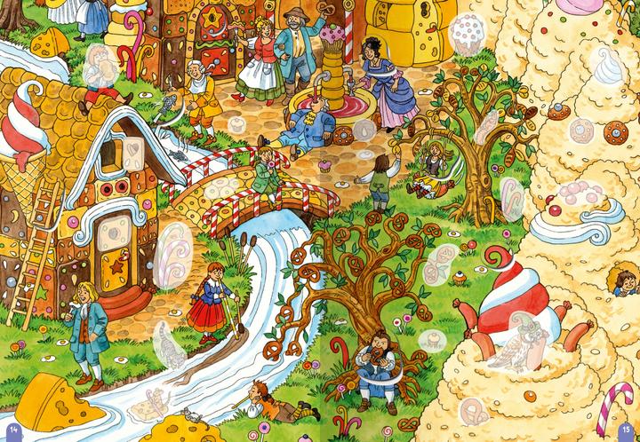 Actual product image Ravensburger Wimmeln, Rätseln, Stickern: Märchen