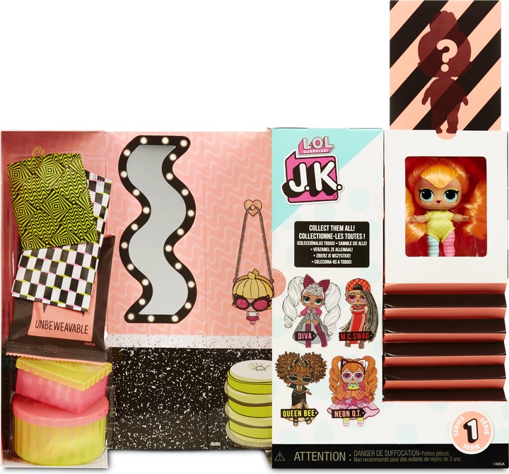 Produktbild MGA LOL JK Mini Fashion Doll NEON Q.T.