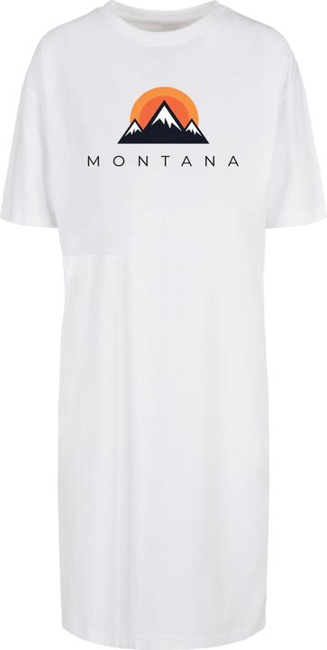 Merchcode Ladies Montana Organic Oversized Slit Tee Dress - 118837 (XL)