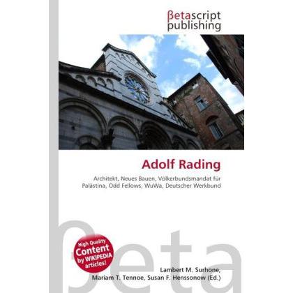 Adolf Rading, Fachbücher
