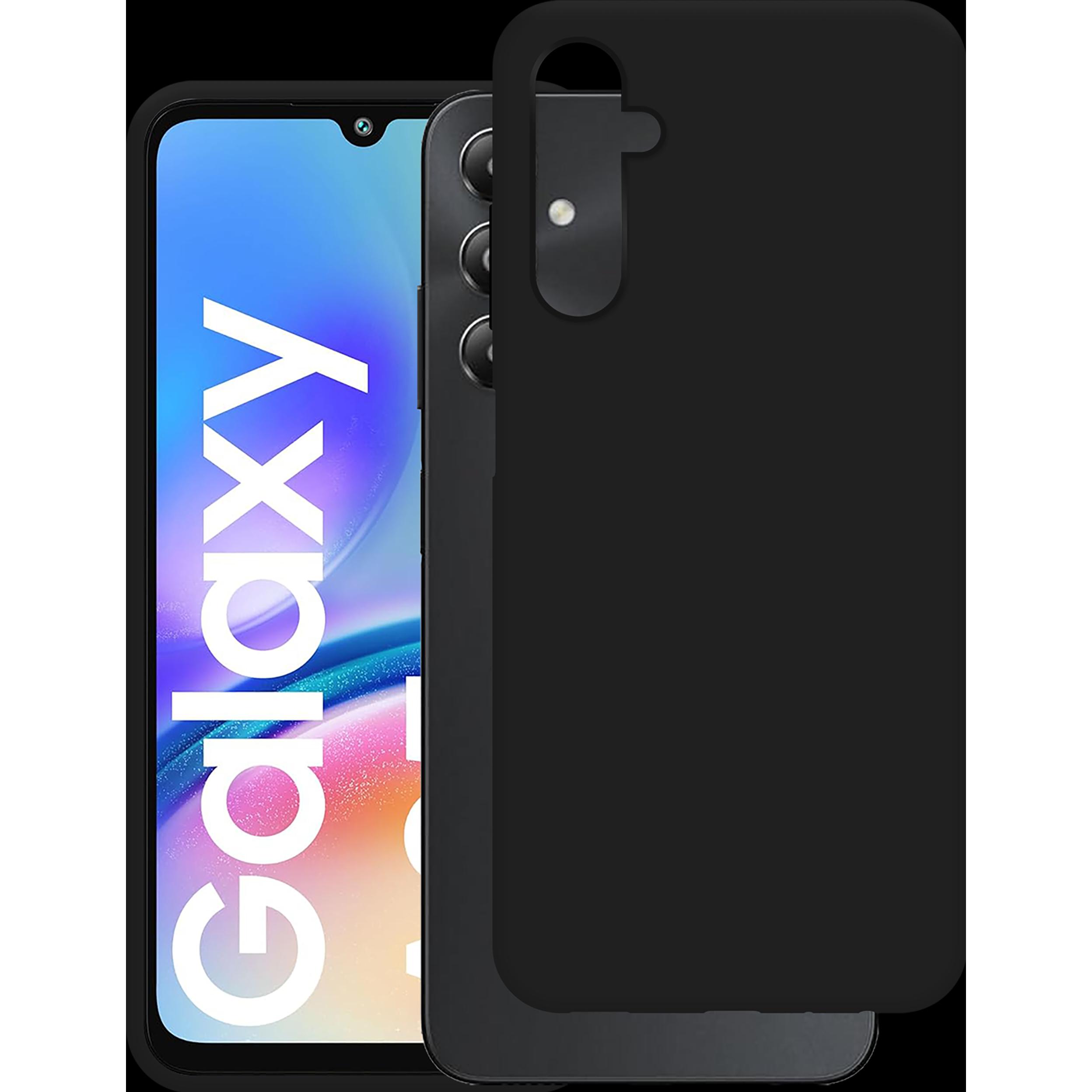 Cazy Silikon Hülle Kompatibel mit Samsung Galaxy A05s - Soft TPU Schutz - (Samsung Galaxy A05s), Smartphone Hülle, Schwa...