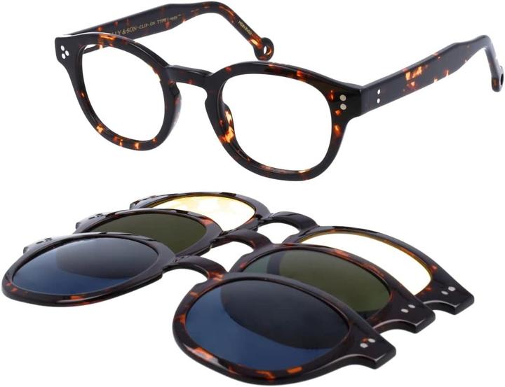 Actual product image Hally & Son Tortoise Frame Glasses