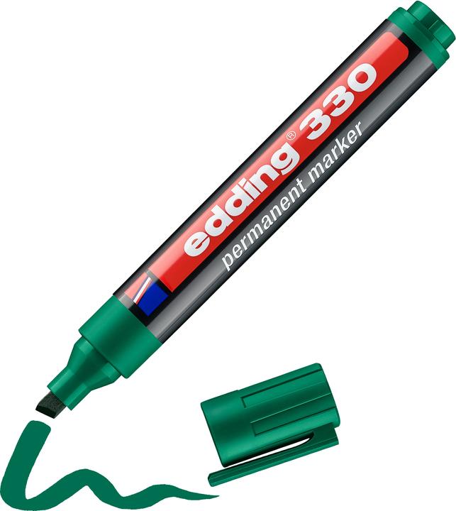 Actual product image Edding Permanent marker 330 (Green, 1 mm, 1 x)