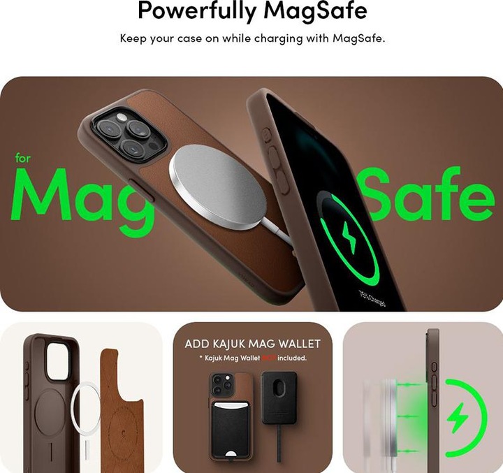 Produktbild Cyrill Kajuk MAG iPhone 15 Pro 6.1" Magsafe saddle brown ACS06771 (Apple iPhone 15 Pro)