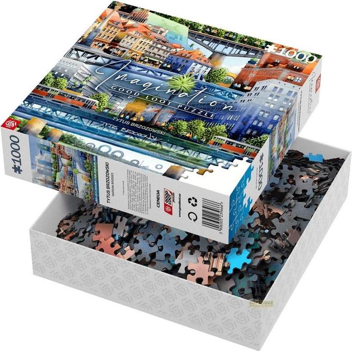 Produktbild Good Loot Puzzle 1000 Titas Brizovskis Brücken von Warschau (1000 Teile)