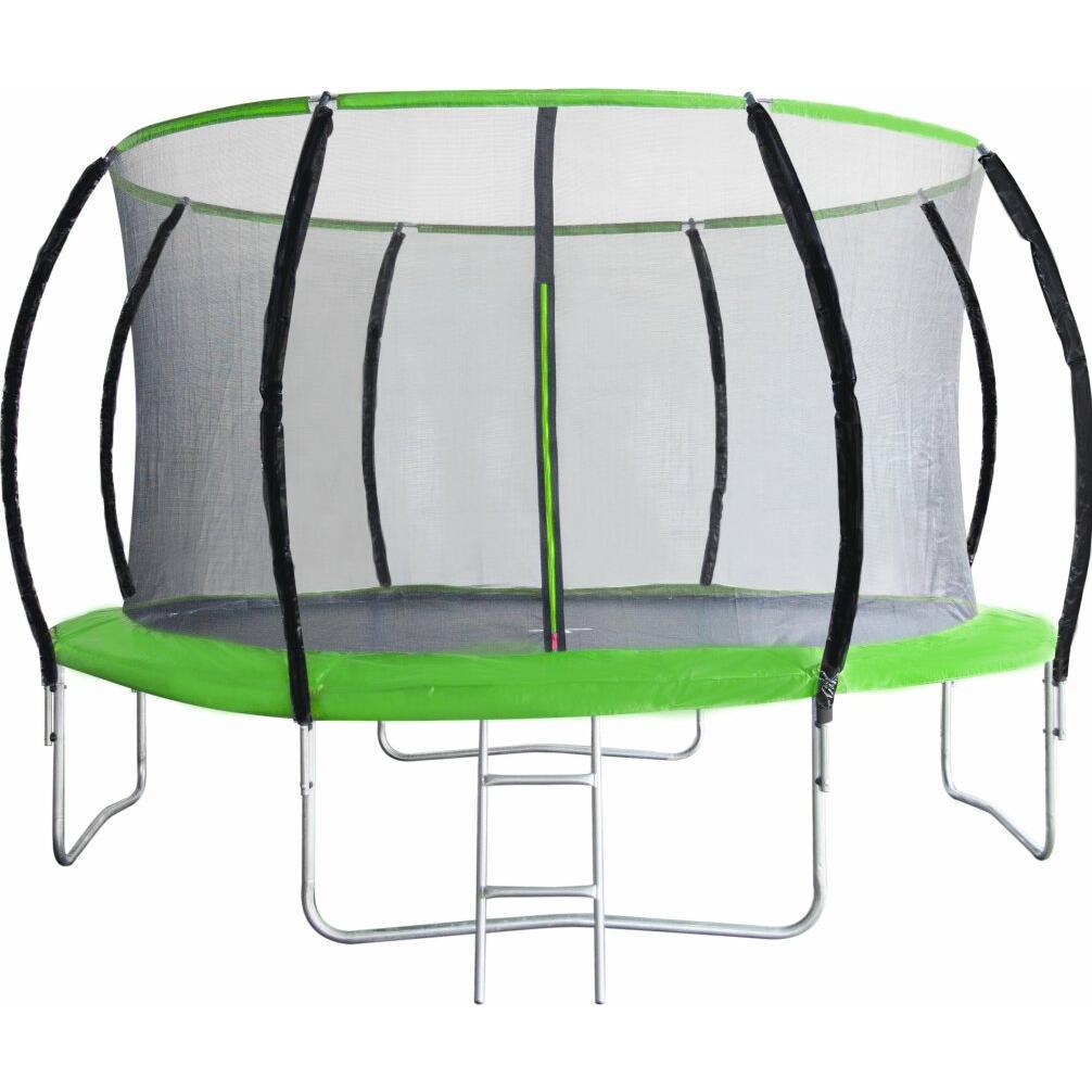 Thumbnail - Pixino Deluxe Trampolin 366 cm mit Sicherheitsnetz und Leiter