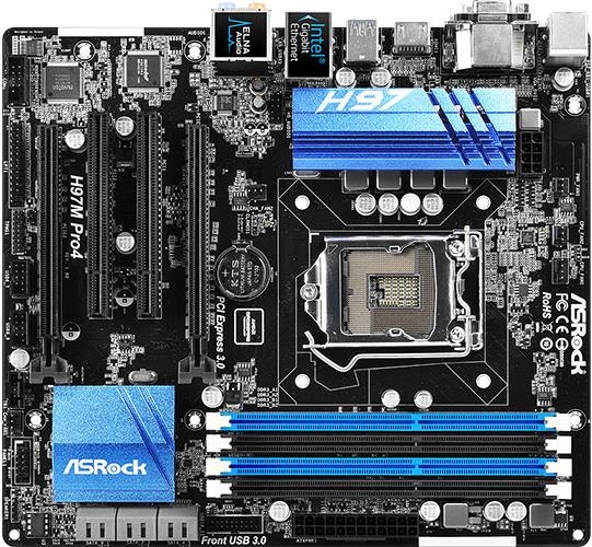 Produktbild AsRock H97M Pro4 (LGA 1150, mATX)