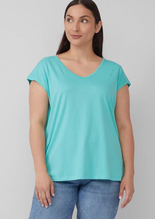 Produktbild S.Oliver T-Shirt Ärmelloses Relaxed-Fit-Shirt mit Cut-out und Schleife (46)