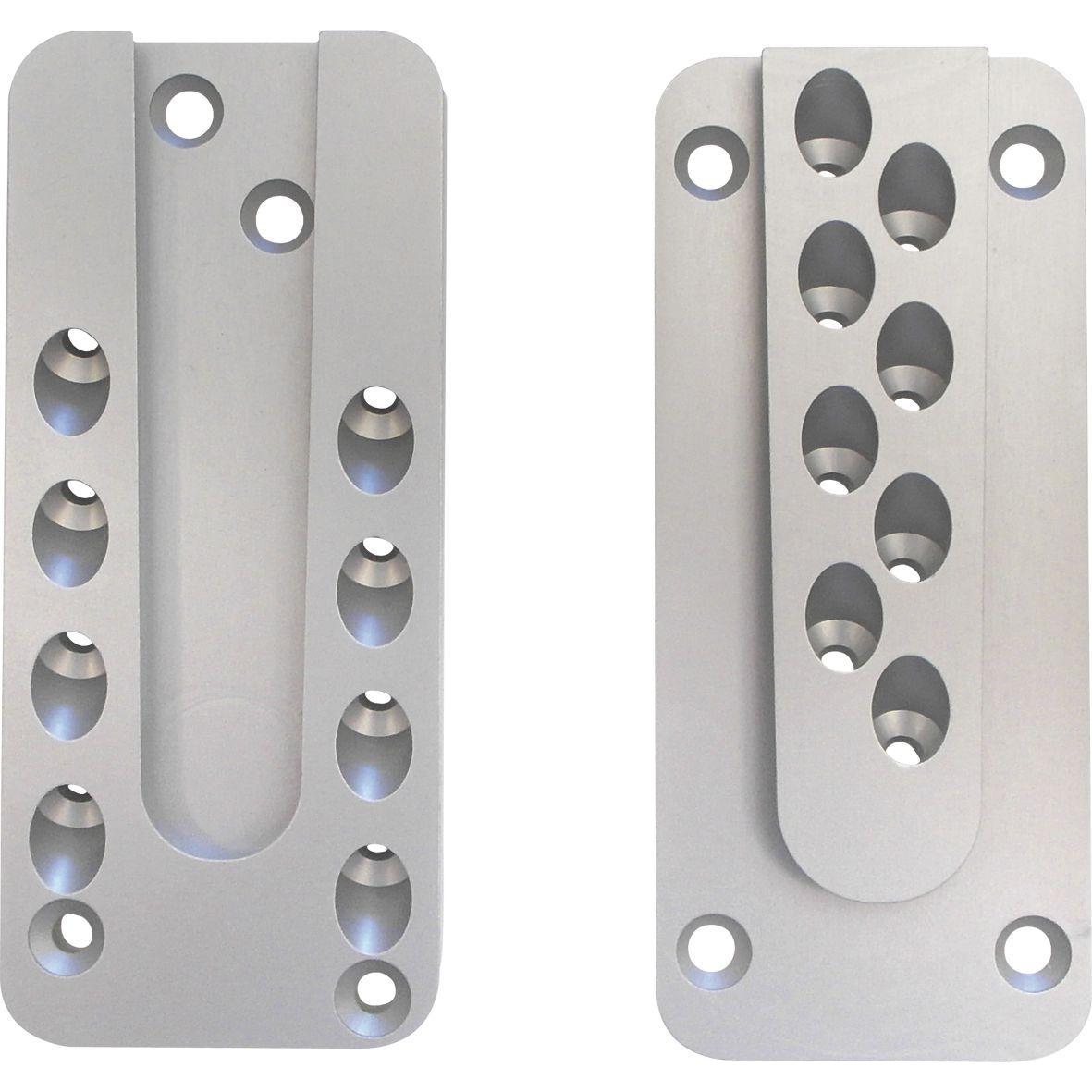 Pitzl, Baubeschläge + Holzverbinder, Holzverbinder für Holzkonstruktionen HVP 60x140x12mm Aluminium eloxiert (Rundholzve...