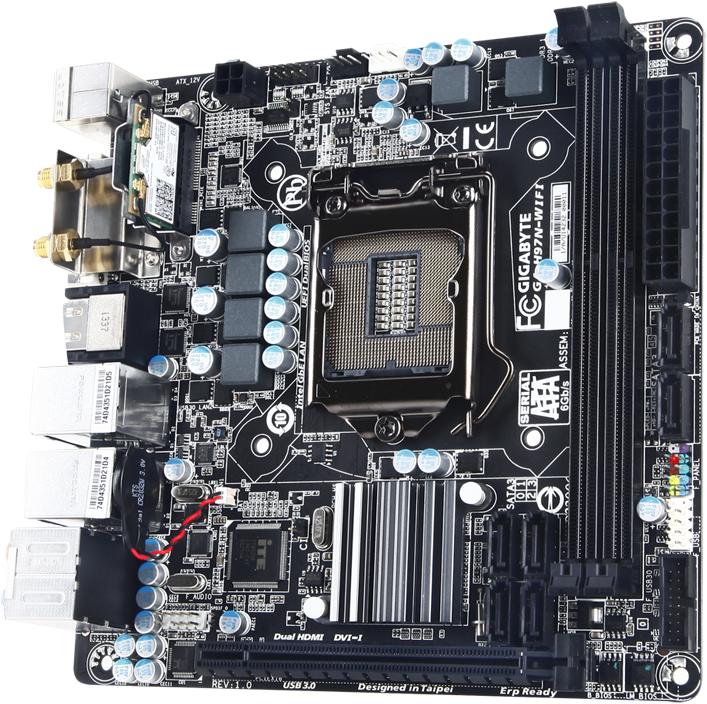 Produktbild Gigabyte Ga-H97n-Wifi (LGA 1150, Intel H97, Mini-ITX)