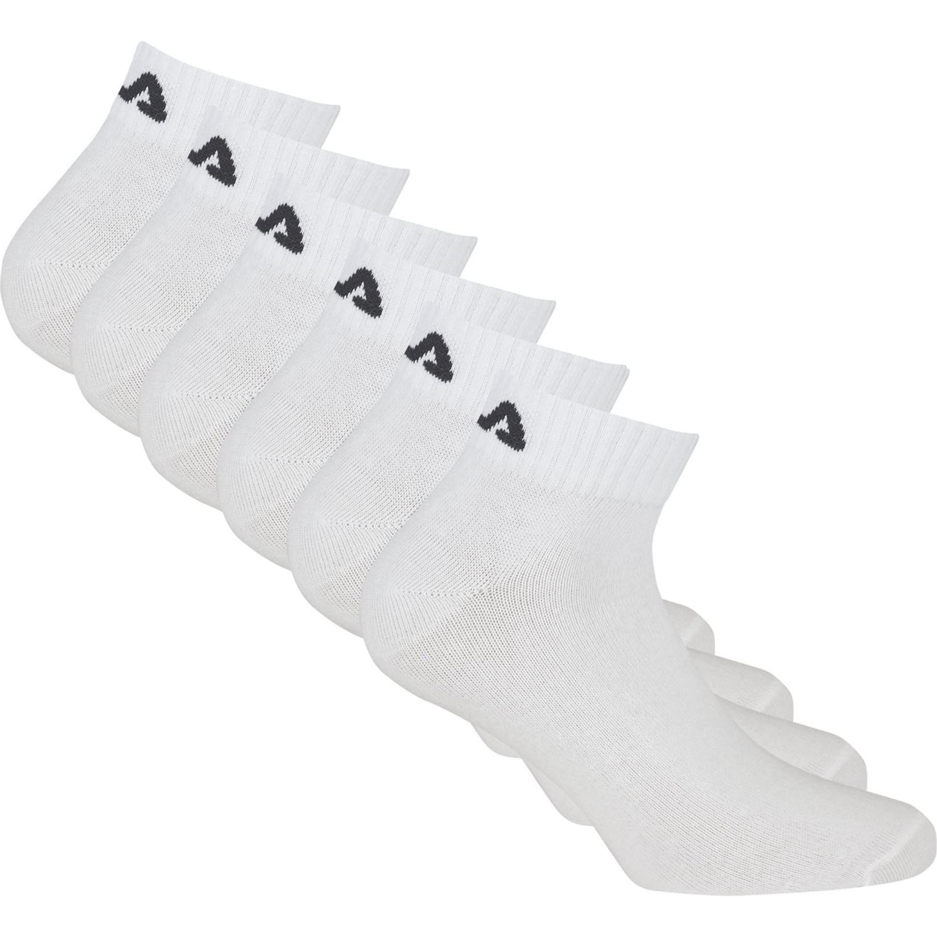 FILA, Herren, Socken, Socken Sportlich, Weiss, (6er Pack, 35 - 38)