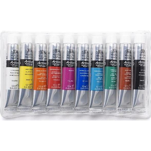 Winsor & Newton, Künstlerfarbe + Bastelfarbe, Artisan watercolour set 10x12ml ass.