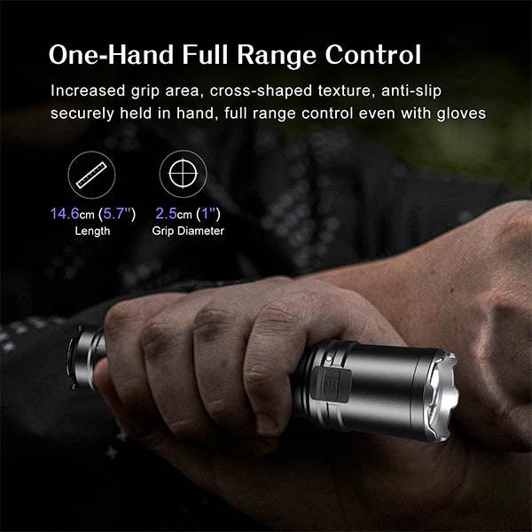 Actual product image Klarus XT11R, 1'300 Lumen (14.60 cm, 1300 lm)