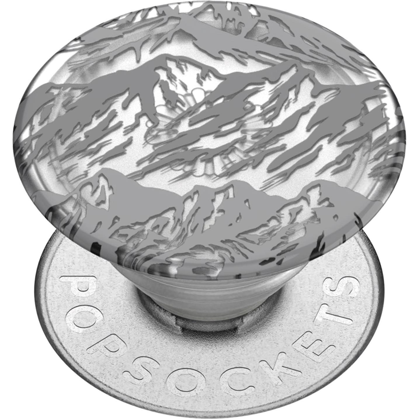 PopSockets PopGrip Plant Mountains, Smartphone Halterung, Grau