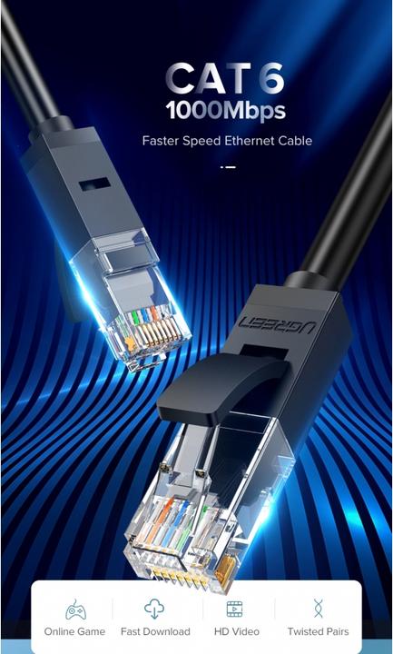 Image du produit Ugreen Câble réseau (UTP, CAT6, 2 m)