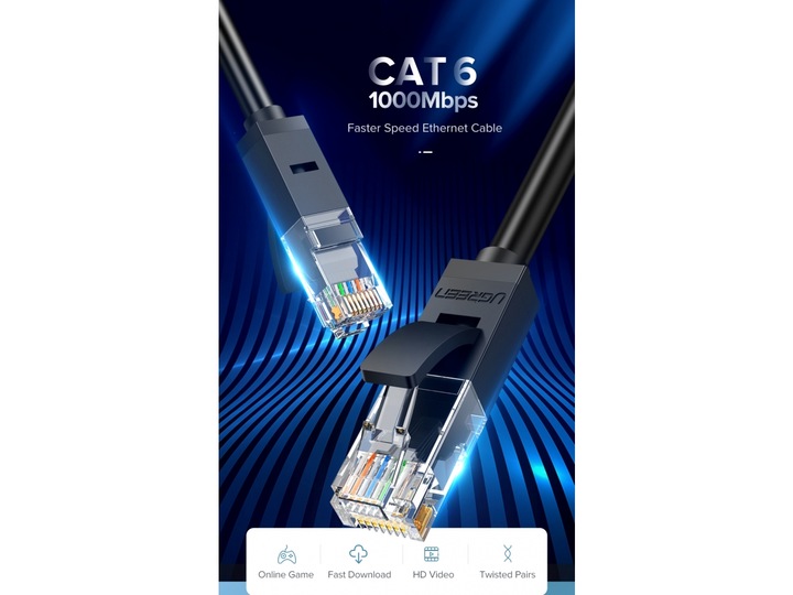 Produktbild Ugreen Netzwerkkabel (U/UTP, CAT6, 3 m)