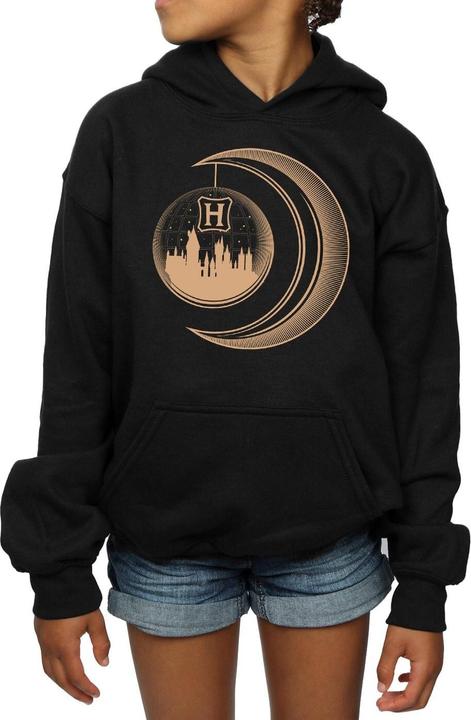 Immagine prodotto Hogwarts Moon Felpa con Cappuccio Ragazze (128)