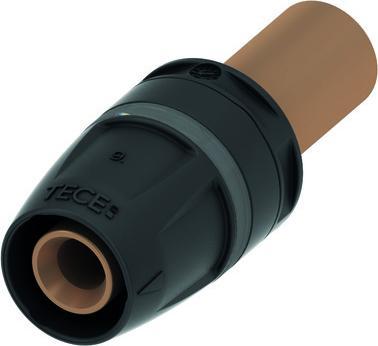 TECE TECElogo Push press transition, gunmetal/silicon bronze (Press connection)