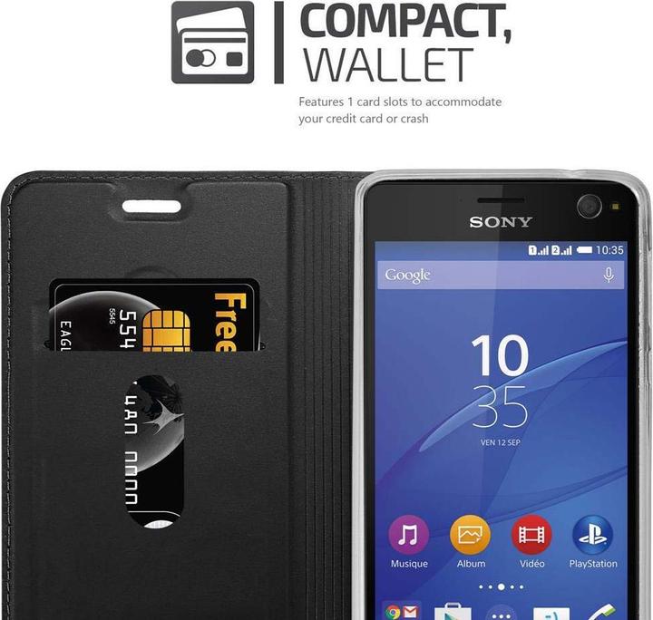 Actual product image Cadorabo Book Classy Style Cover (Sony Xperia C4)