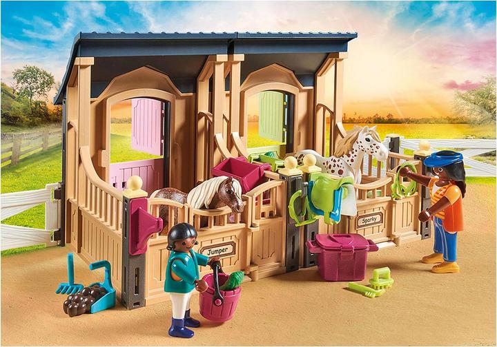 Produktbild Playmobil Reitunterricht mit Pferdeboxen (70995, Playmobil Country)