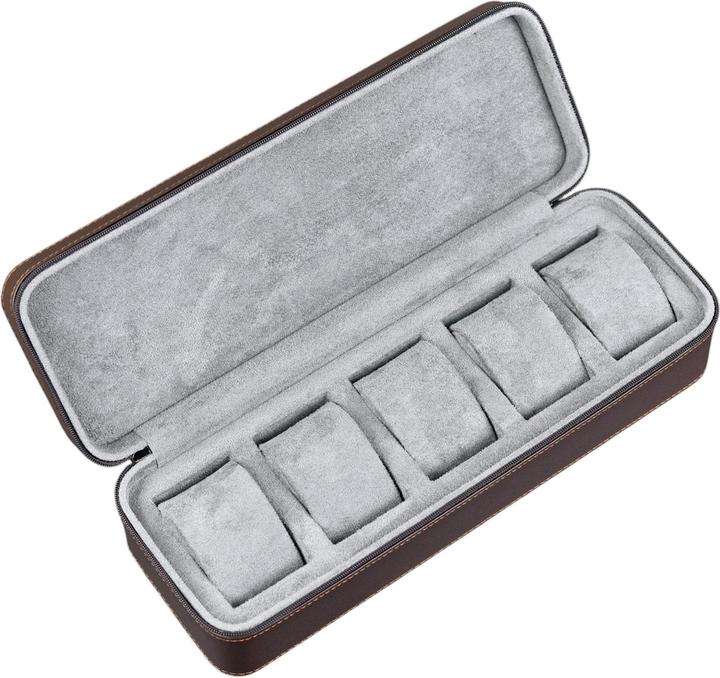 Produktbild Atelier Farel Leder-Uhrenetui ZIP - 3 Uhren
