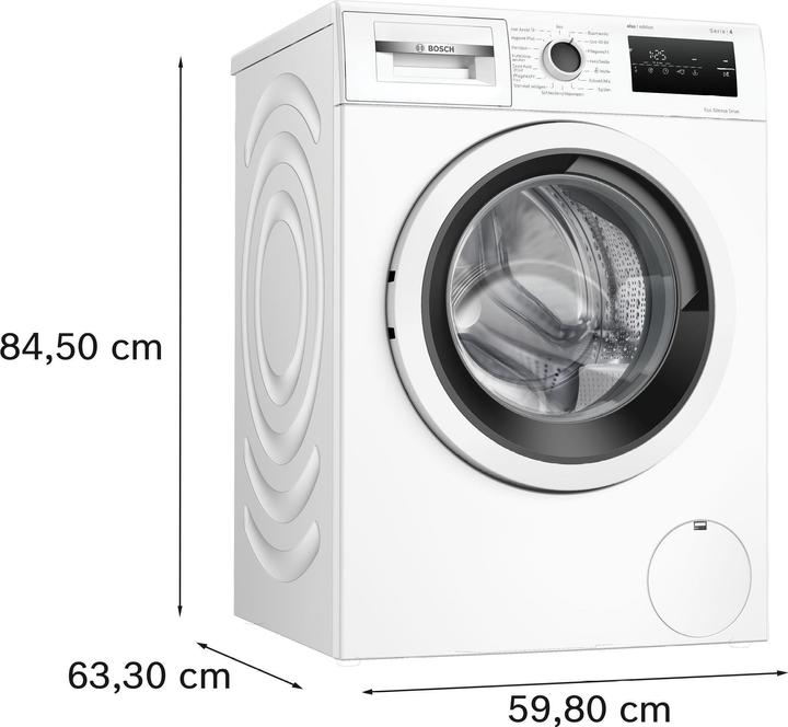 Image du produit Bosch Hausgeräte WAN281A3CH (8 kg, Gauche, Fiche CH)