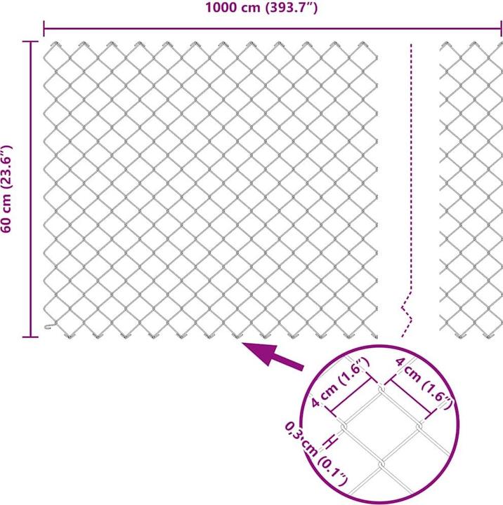 Actual product image vidaXL Zaunpfosten