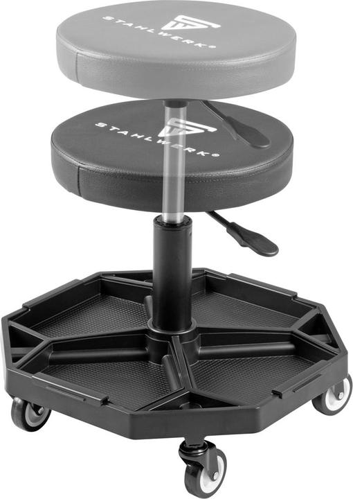 Produktbild Stahlwerk Werkstatthocker WRH-136 ST bis 136 kg belastbar höhenverstellbar (136 kg)