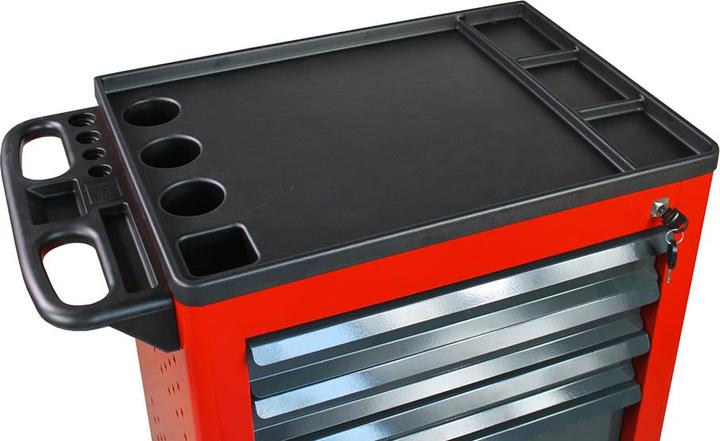 Actual product image ADB Basic workshop trolley red 5 drawers (5x)