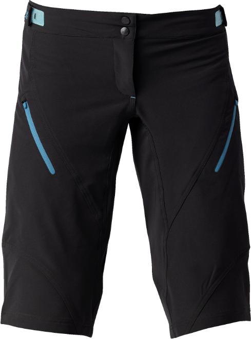dirtlej Trailscout MTB Shorts Ladies, schwarz/tütkis, S
