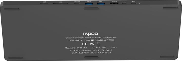 Actual product image Rapoo UCK-6001 Ultraslim (CH, Cable)