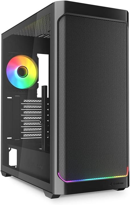 Sharkoon AK4 RGB Black ATX (black) (ATX, mATX, Mini-ITX)