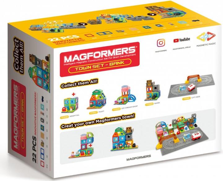 Actual product image Magformers Town set