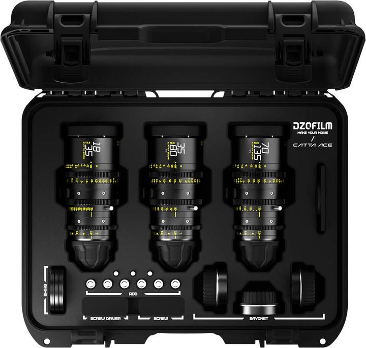 Produktbild Dzofilm Catta Zoom Bundles 18-35/35-80/70-135 T2.9-E Mount(Black) (Sony E, Vollformat)