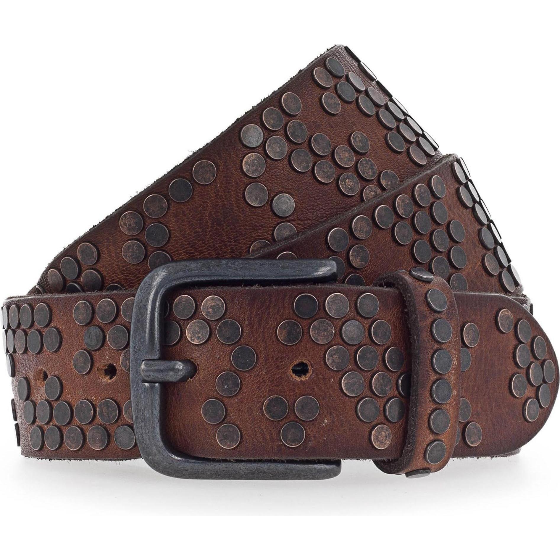 B.Belt, Damen, Gürtel, Nietengürtel Leder, (80)