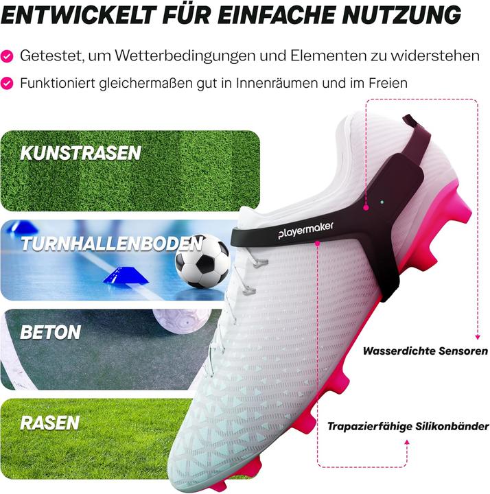 Actual product image Playermaker Smarter Fussballtracker Medium Kit