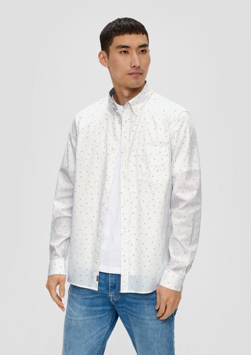 Produktbild s.Oliver Hemd Slim: Hemd mit Allover-Print (3XL)