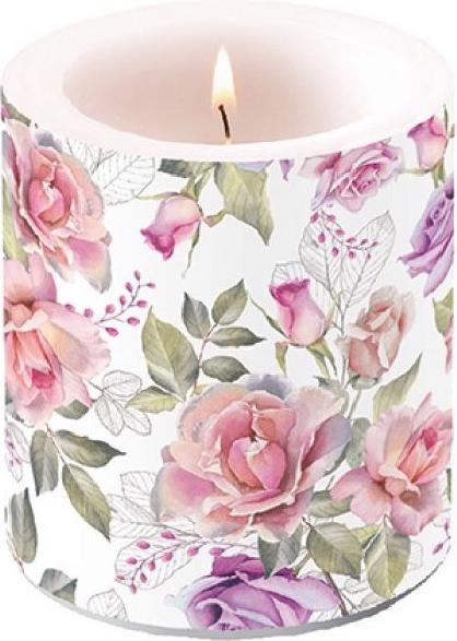Ambiente Kerze Medium "Josephine" H 10cm x D 10cm