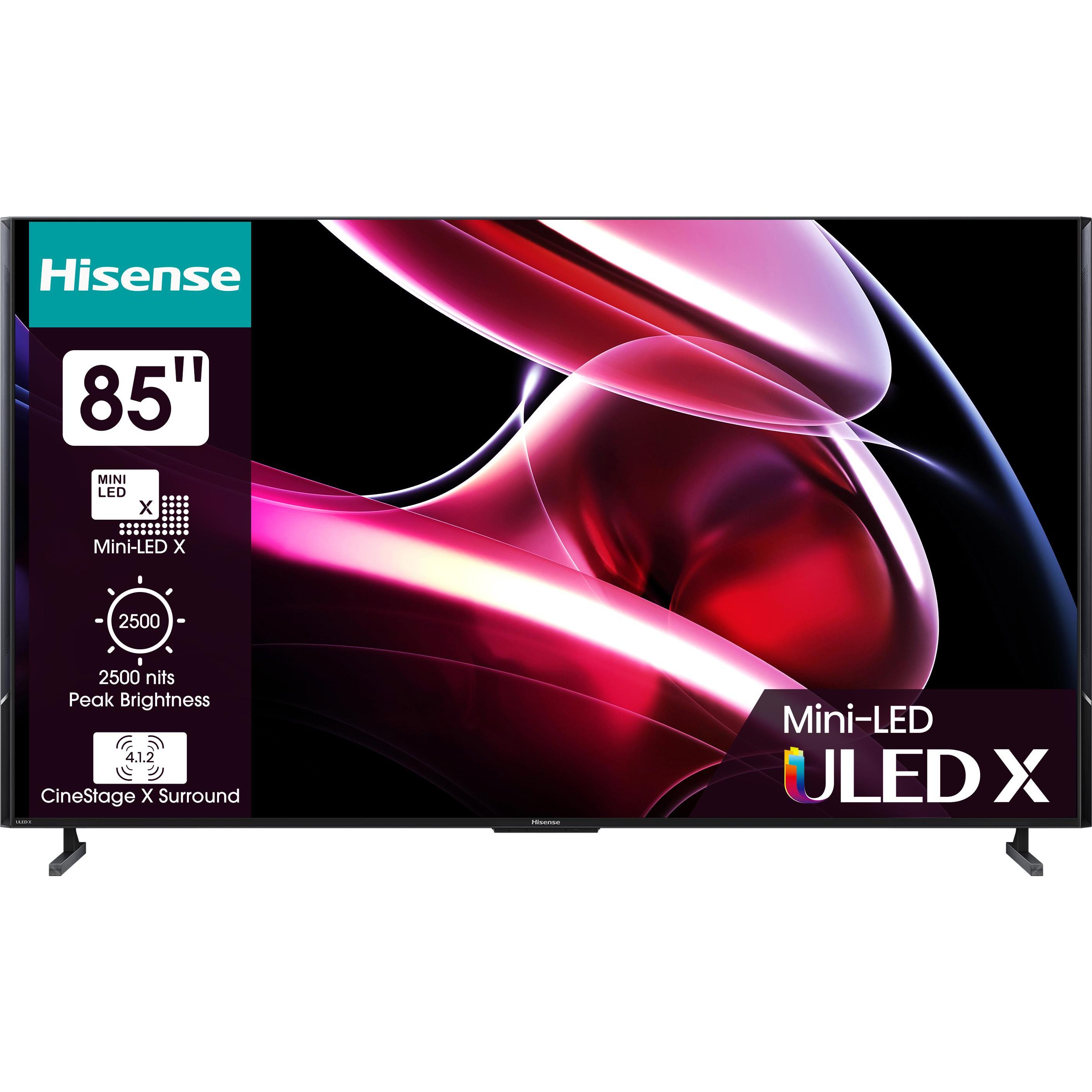 Hisense TV 85UXKQ (85", UXK, Mini-LED, 4K, 2023), TV, Schwarz